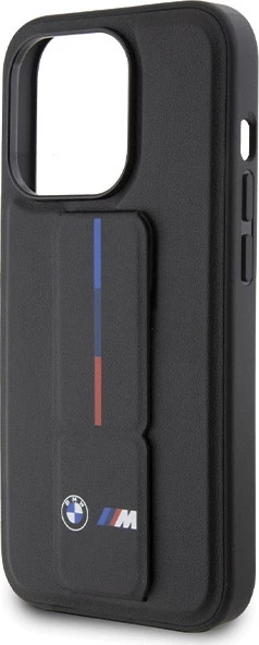 Mbështjellës BMW Grip Hot Stamp për iPhone 15 Pro, i zi