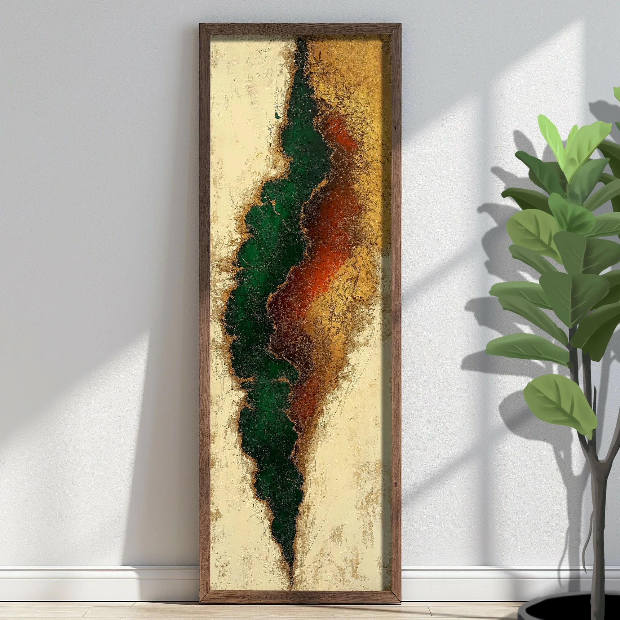 Pikturë dekorative me kornizë MDF, Wallity, EMR101, shumëngjyrëshe, 40x120x3.5cm