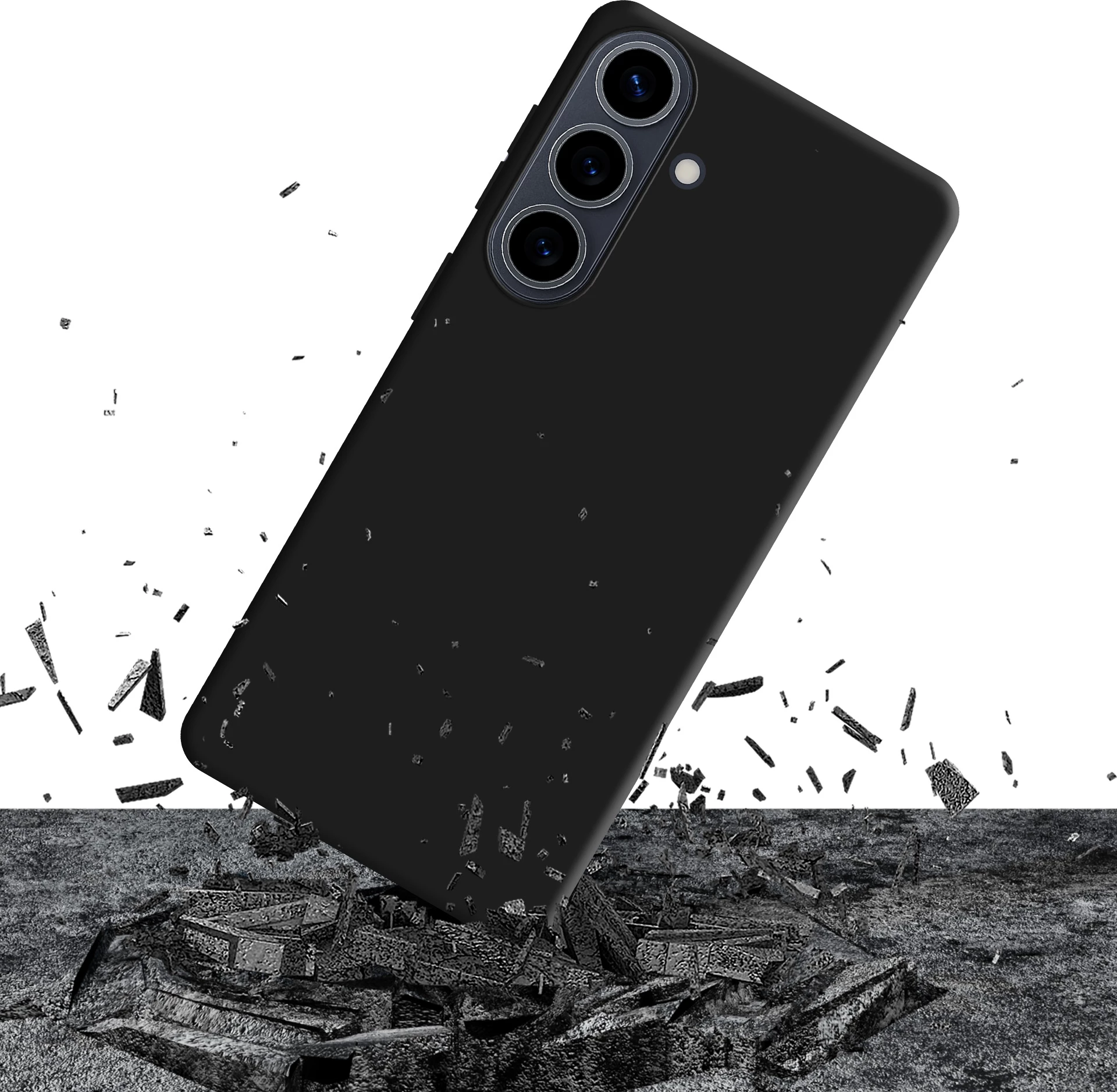 Mbështjellës 3mk Matt Case për Samsung Galaxy S26 FE, i zi, 1 copë