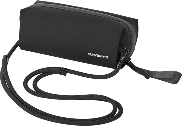 Çantë organizuese Sunnylife B018 për Osmo Pocket 3/ kamera sportive/ celular, e papërshkueshme nga uji, rezistente ndaj goditjeve, me rrip, e zezë