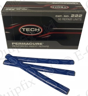 Set inserte riparimi për gomë Trayal TECH 222 6 mm x 100 mm, 50 copë