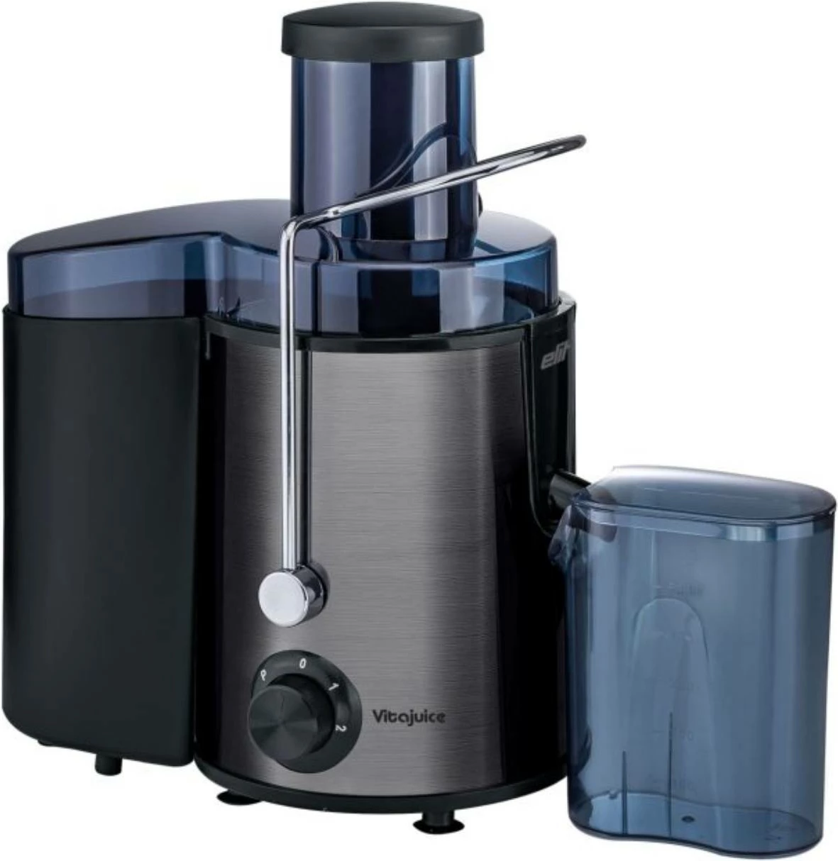 Shtrydhëse frutash Elit Vitajuice 400B, 400-450 W, 2 shpejtësi, 800 ml/1500 ml, inox/zi 6