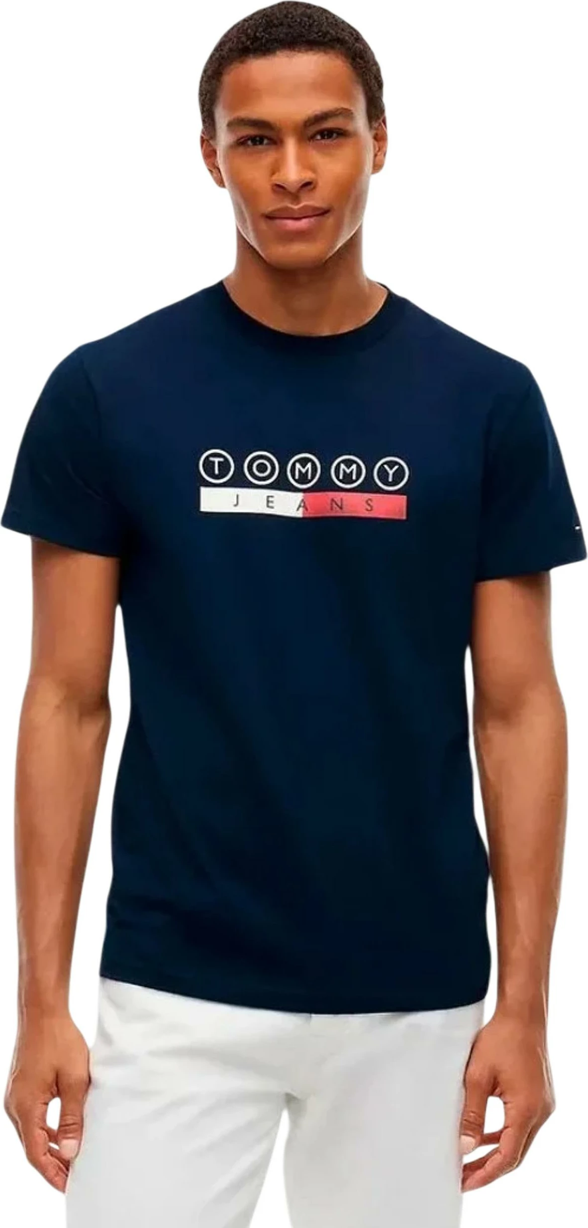 Maicë për meshkuj Tommy Hilfiger Jeans DM0DM23715, e kaltër e errët