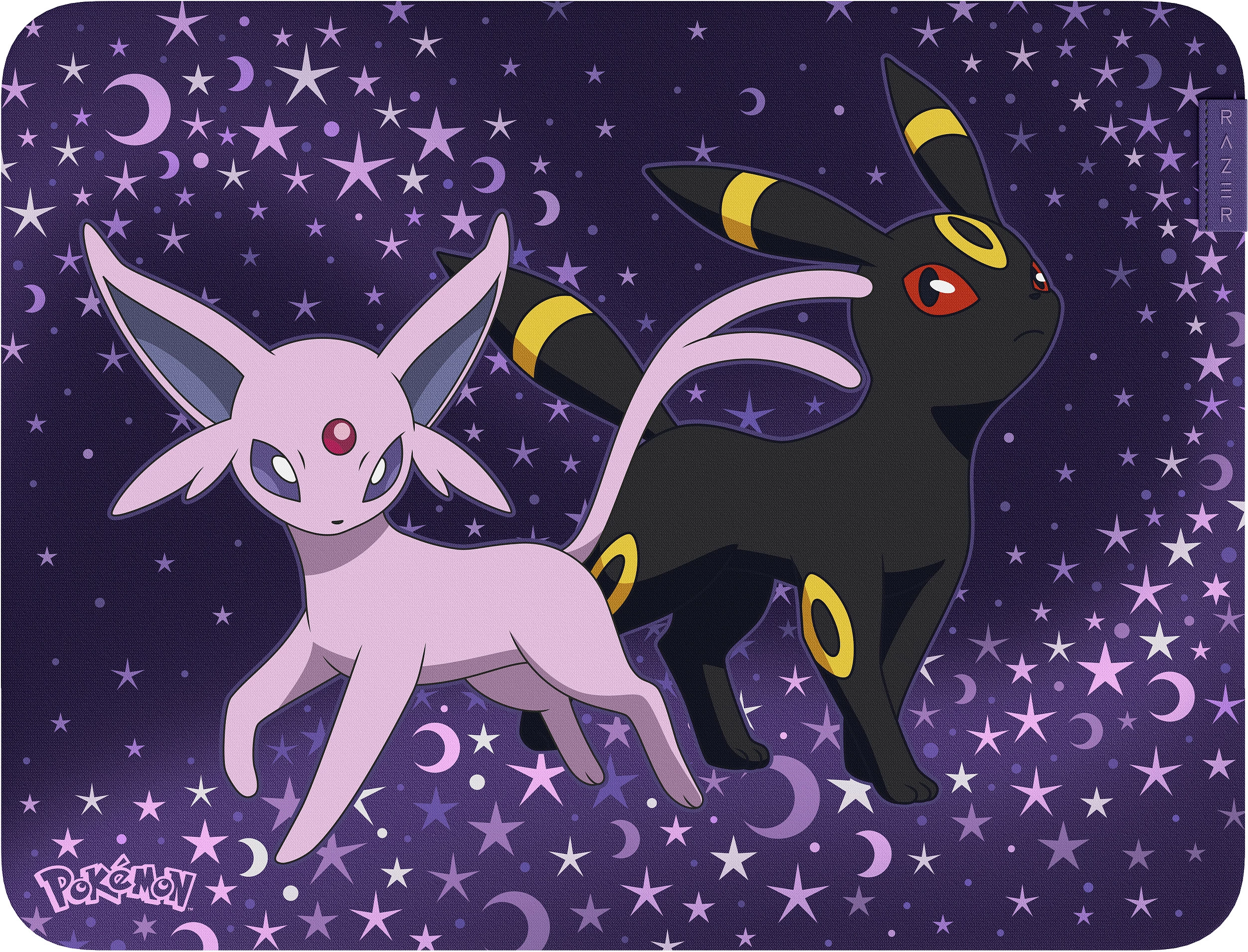 Mauspad Razer Gigantus V2 Medium, Pokemon Nachtara & Psiana Edition, 360x275mm, 3mm, vjollcë