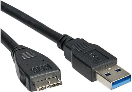 Kabllo USB ROLINE USB 3.0 (USB-A në Micro-USB 3.0), 0.8m, 5Gbps, e zezë