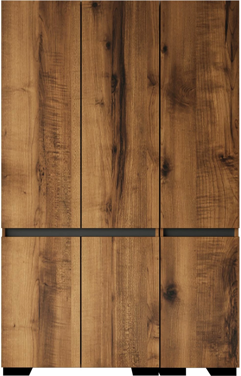 Dollap Skye Decor, Floransa 135, ngjyrë arre dhe antracit