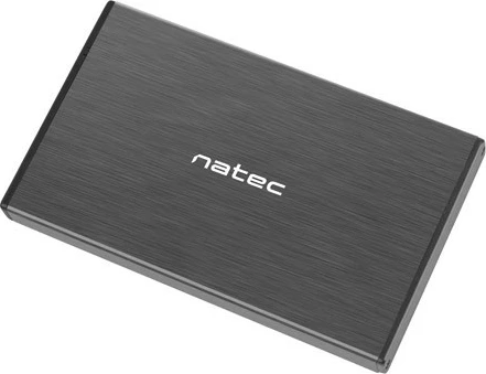 Kasë e jashtme Natec Rhino Go, 2.5 inç, USB 3.0, alumini, e zezë