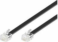 Kabllo telefonike MicroConnect MPK102S RJ12-RJ12 2 m, e zezë