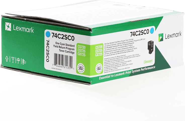 Toner Lexmark 74C2SC0 7000 faqe XL cian
