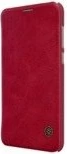 Mbështjellës NILLKIN Qin për Samsung Galaxy Note 20 N980, lëkurë origjinale, flip cover, i kuq