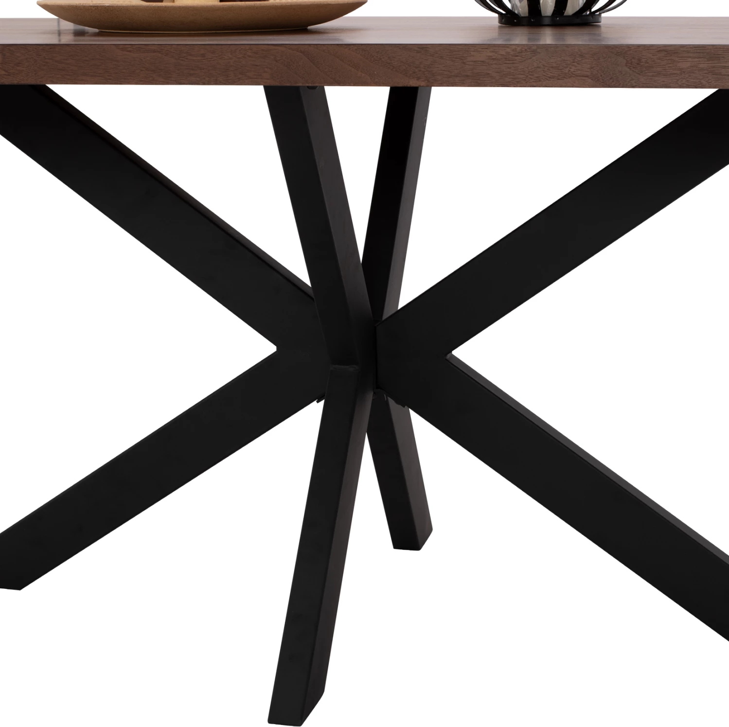 Tavolinë për ngrënie, stil rustik, MDF, ngjyrë arre, FH9311.02, 180x90x75 cm