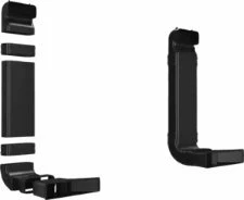 Set aksesorësh recirkulimi Bosch HEZ9VDKR1, për ventilim të integrum në pllakë gatimi, pjesërisht me kanale, për banak 60 cm+, i zi, set