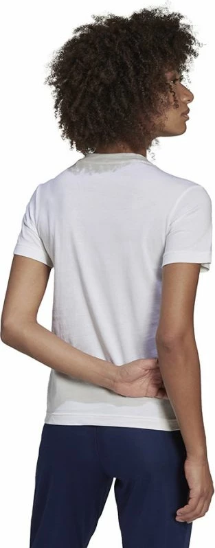 Maicë adidas për femra, e bardhë