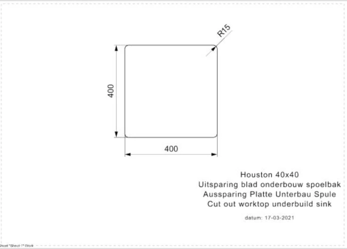 Lavaman inox, Houston 40