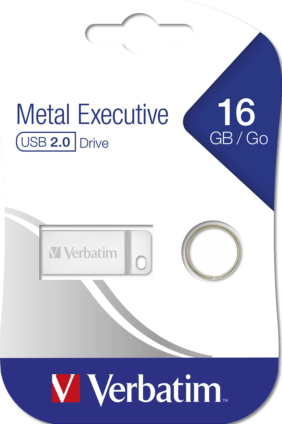 USB Verbatim Metal Executive 16 GB, USB Type-A, Silver