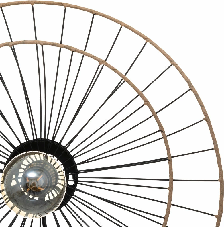 Llambë muri, ngjyrë ari e zezë, Alara, D45x11cm