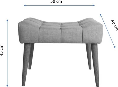 Puf Sax Blue Atelier del Sofa, New Cool