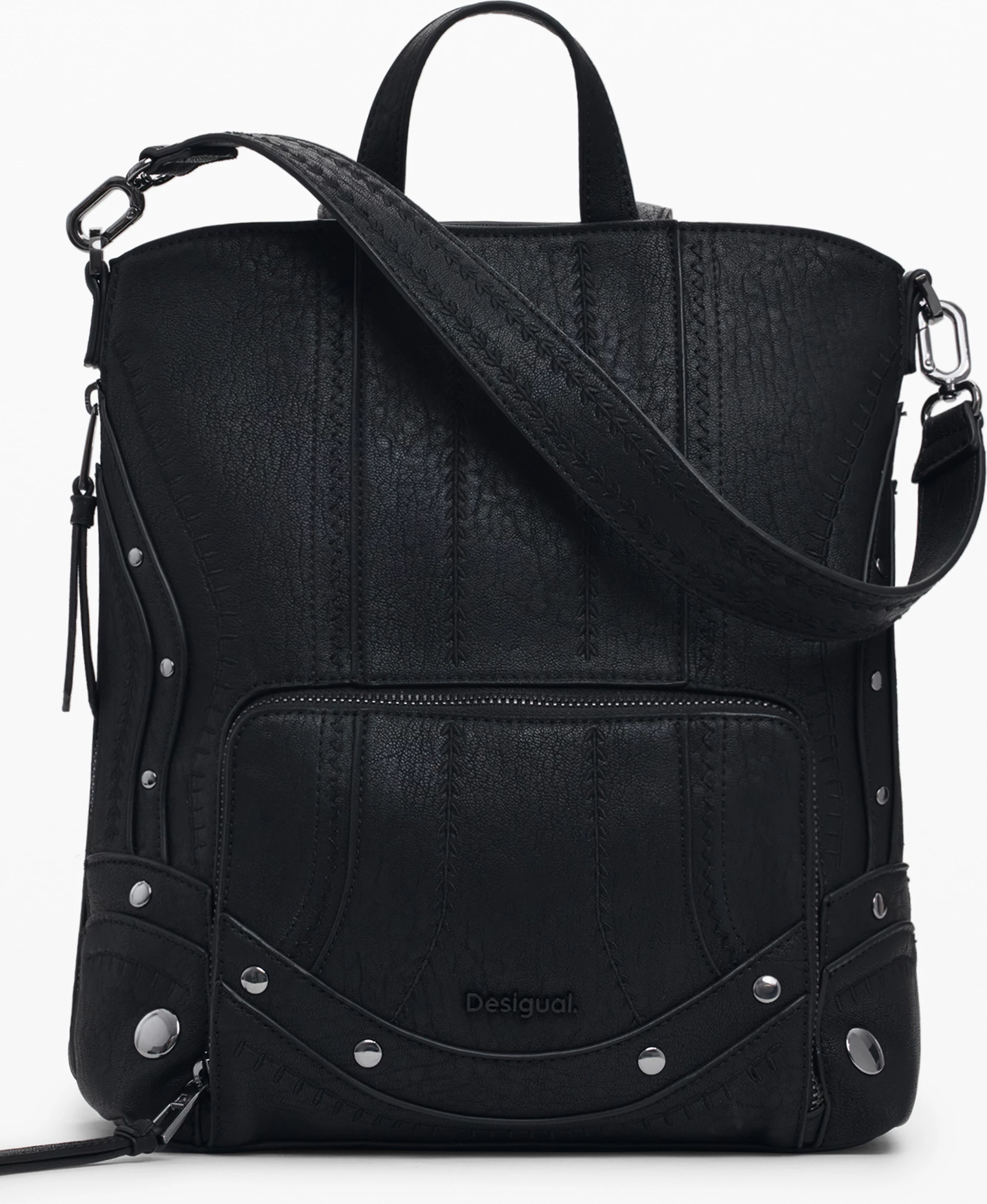 Backpack DESIGUAL EMBRO PATCH PRETORIA mini femra, e zezë