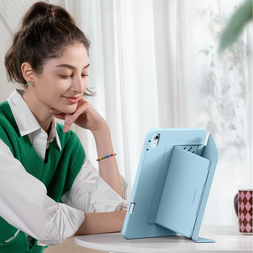 Mbështjellës ESR Flip Hybrid për iPad Air 13", Blue