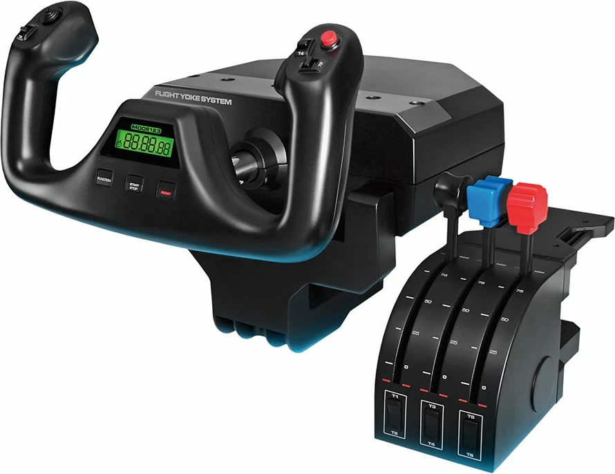 Sistem yoke fluturimi LOGITECH G Saitek PRO Flight Yoke System USB, i zi, set
