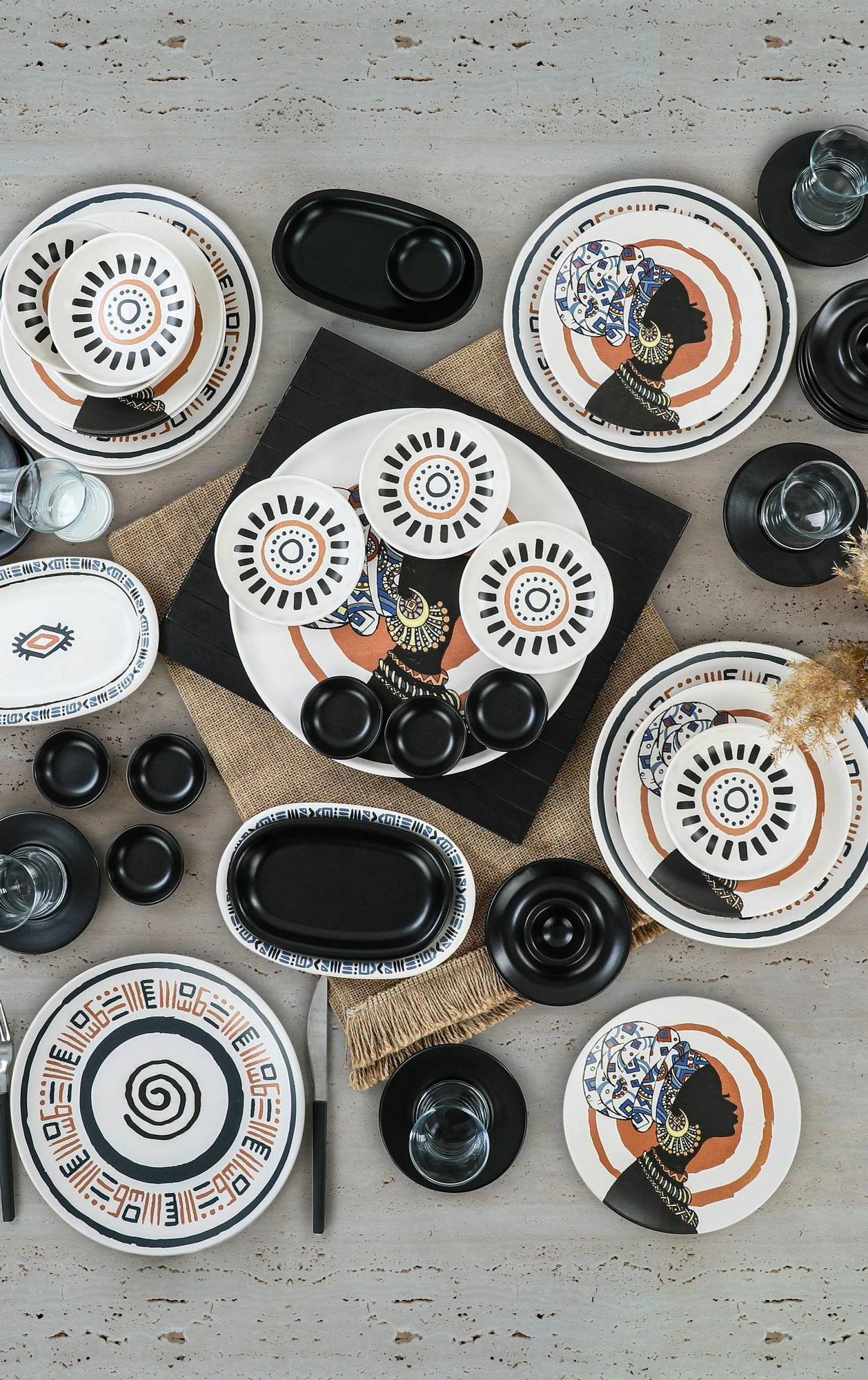 Set mëngjesi 50 pjesësh Hermia Concept, TV087050F26MAD45M00MAP0300