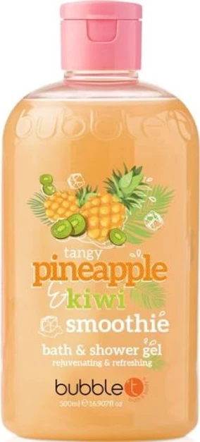 Bubble T Bath &amp; Shower Gel Pineapple &amp; Kiwi 500ml