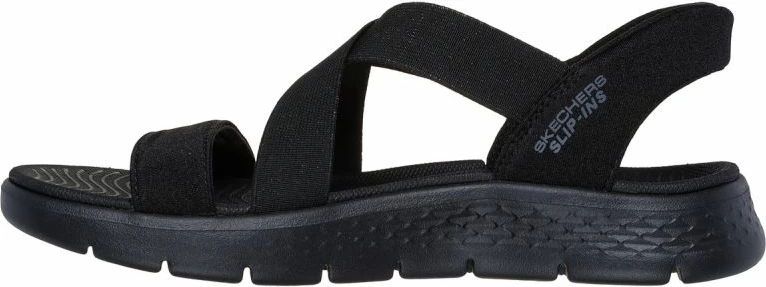 Sandale femra Skechers GO WALK FLEX SANDAL GLIMMER UP, të zeza [Madhësia: 36]