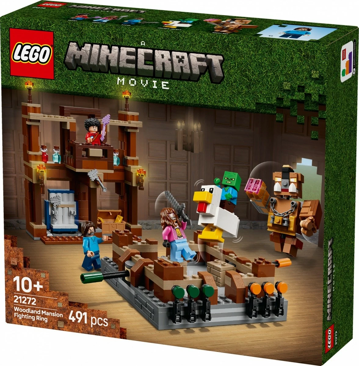 Set LEGO Minecraft 21272 Ring at the Forest Manor, 491 pjesë