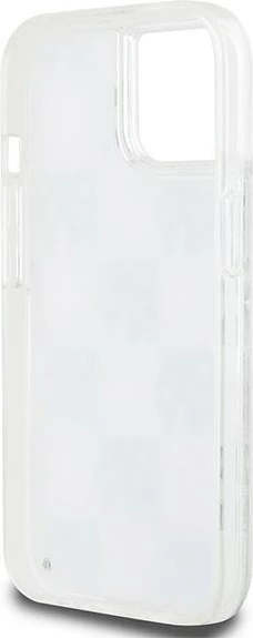 Mbështjellës DKNY Liquid Glitter Multilogo për iPhone 15/14/13, Bardhë