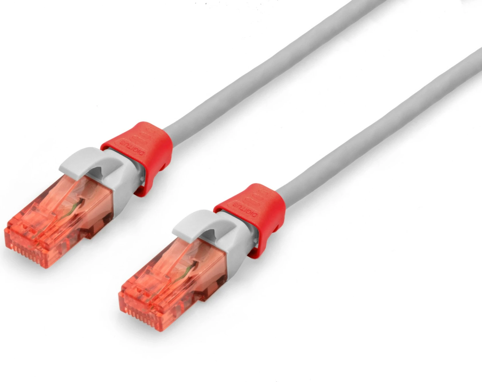 Kapëse ngjyre për patch kabllo Digitus, 100 copë, PVC, e kuqe