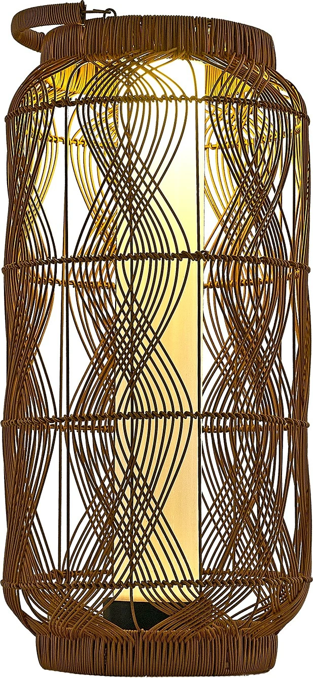 Llambë dyshemeje Opviq, 4457-S05, ngjyrë lisi dhe e zezë