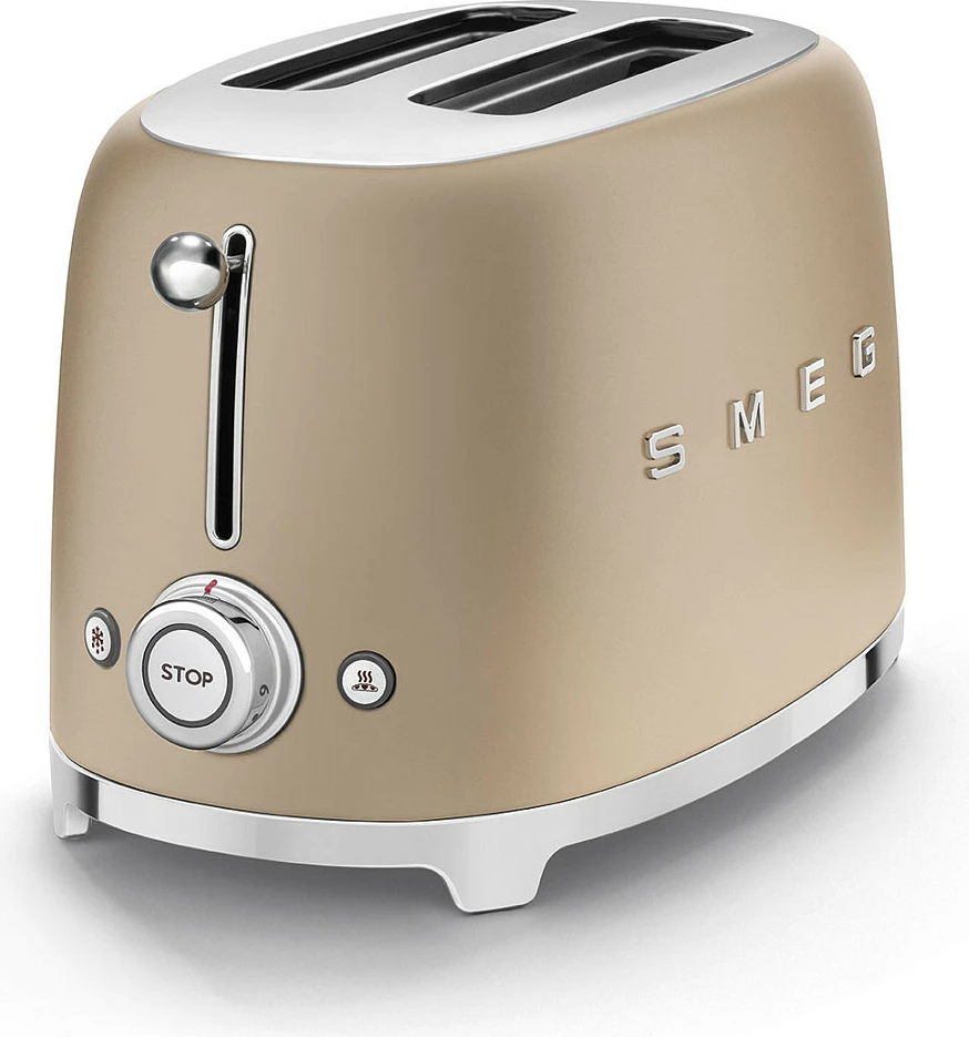 Tostues SMEG TSF01CHMEU, 2 feta, 950W, gold
