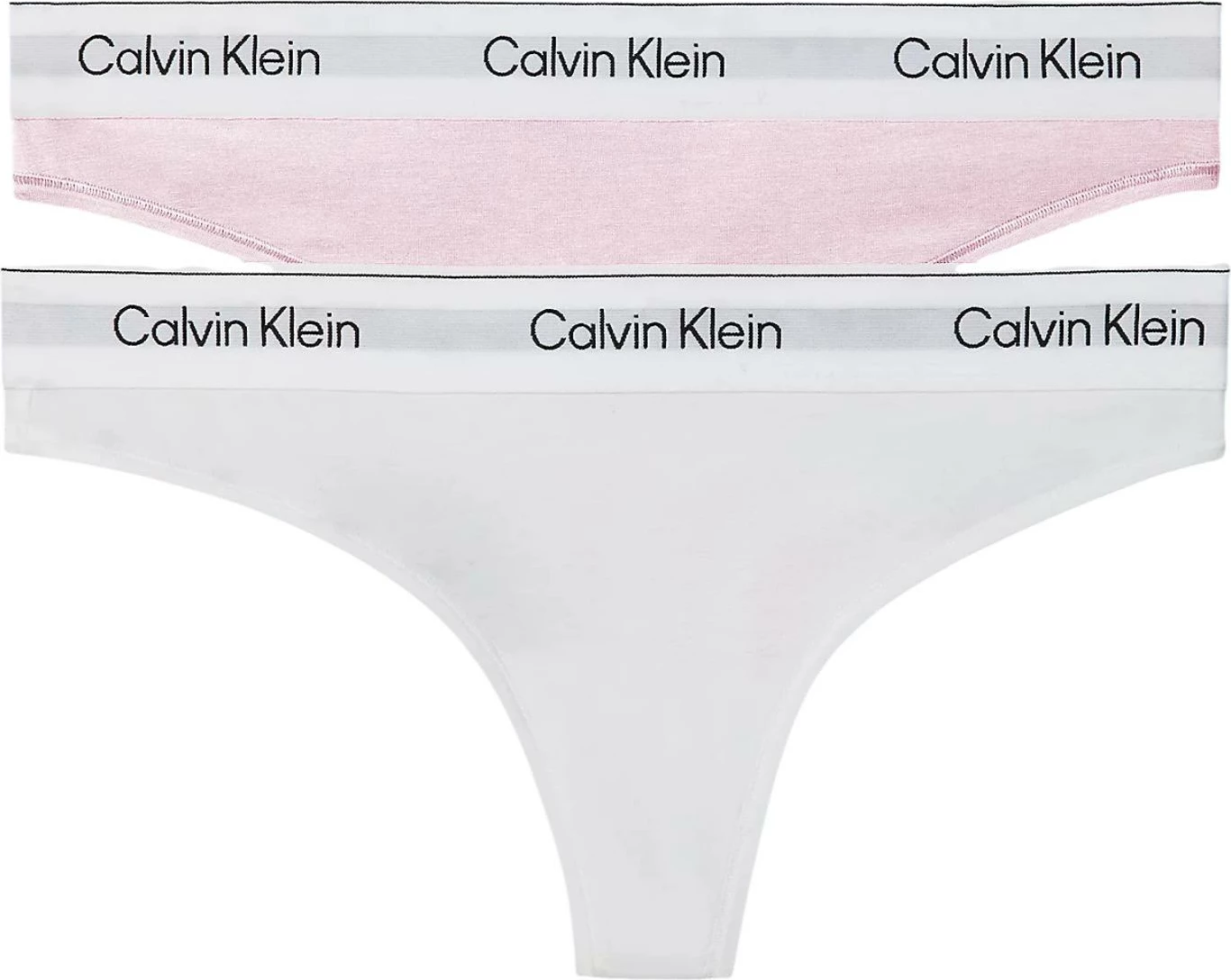 Të brendshme për femra Calvin Klein Underwear LV00QF8834, të bardha/rozë