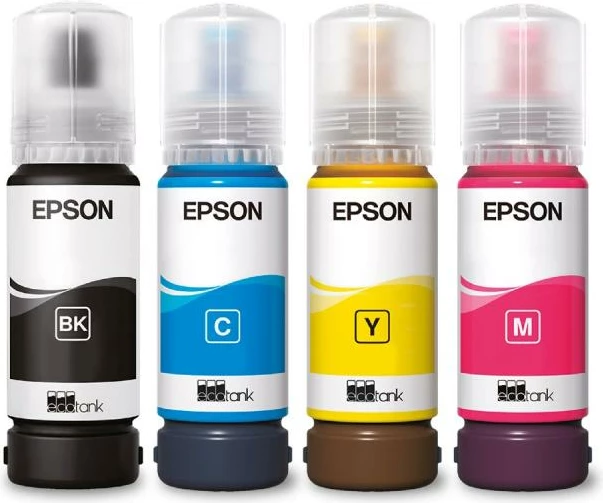 Shishe boje printeri, Epson, 104 (C13T00P640), 65 ml, EcoTank, 4 ngjyra, multipack