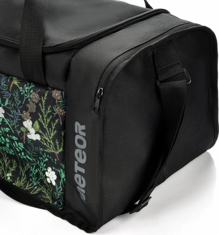 Çantë fitnesi Meteor, uniseks, e zezë dhe e gjelbër