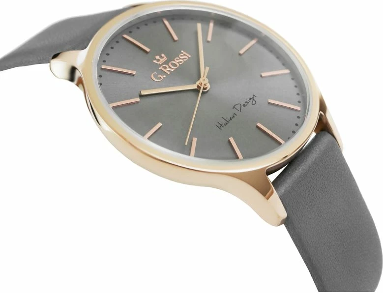 Orë dore femra G. Rossi 10317A8-1B3, gri/rozë e artë, me kuti