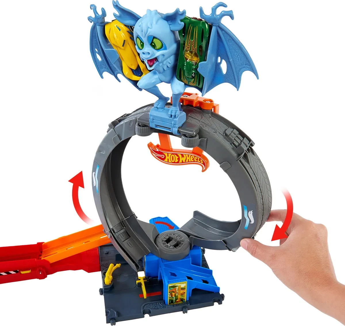 Hot Wheels City Bat Loop Attack Playset
