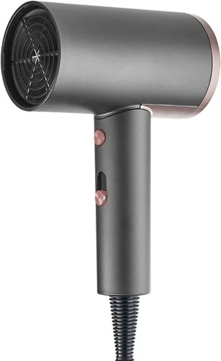 Tharëse flokësh, Lafe, LAFSUS47459, 1800-2200 W, 3 nivele nxehtësie, jonizim, turbo dhe cool shot, me koncentrator, grafit/rozë