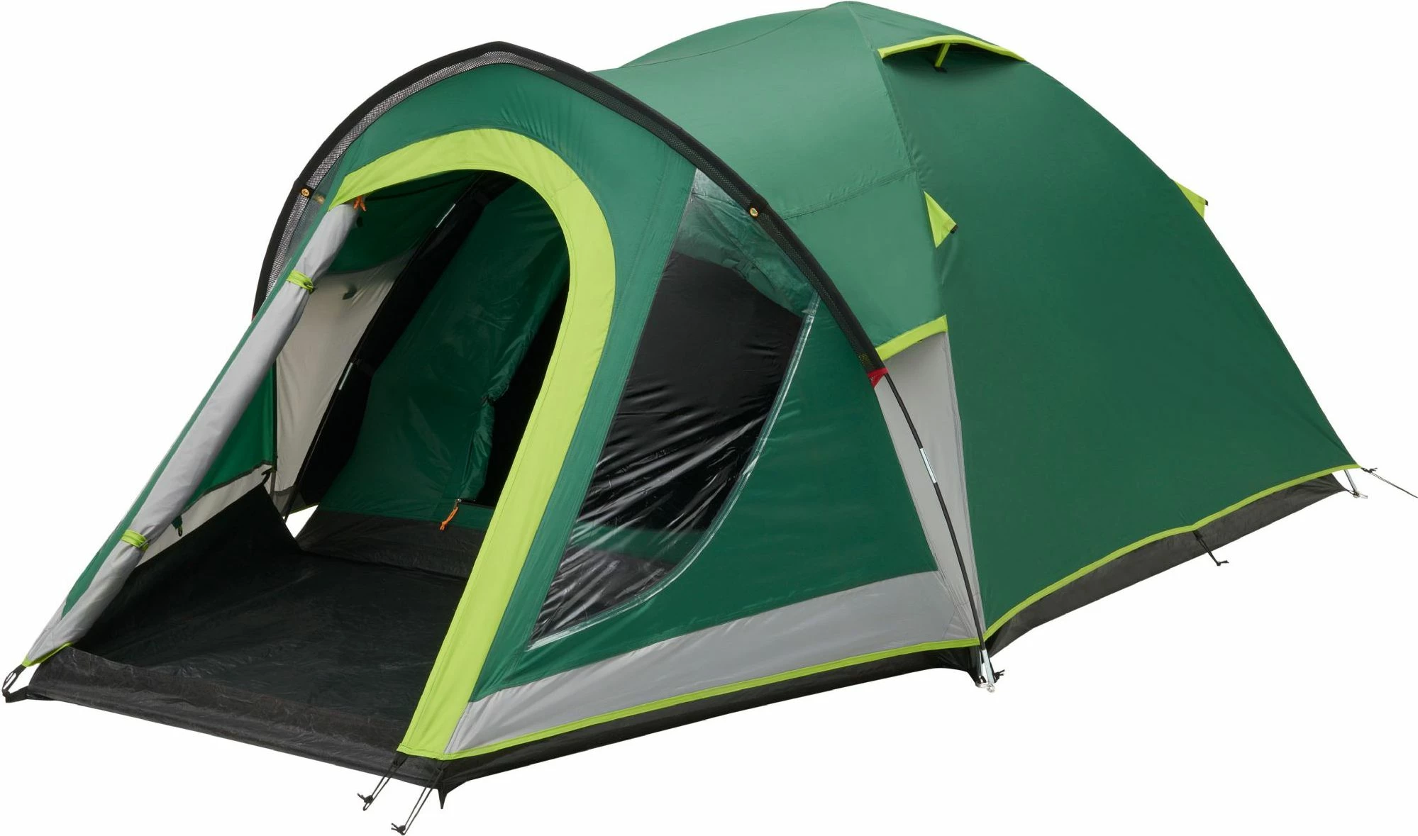 Çadër kampingu Coleman Kobuk Valley 4 Plus, 4-personëshe, dy-shtresore, 4500 mm, me verandë, jeshile