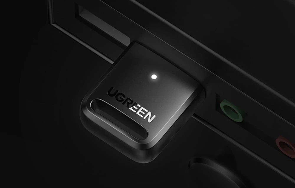Adapter Bluetooth USB-A Ugreen CM591 (UGR5590), Bluetooth 5.3, LED, rreze 20 m, i zi