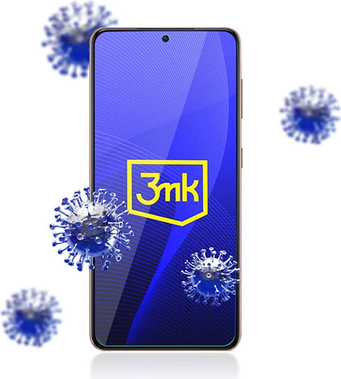 Xham mbrojtës hibrid 3mk FlexibleGlass për Samsung Galaxy S21+, antimikrobial