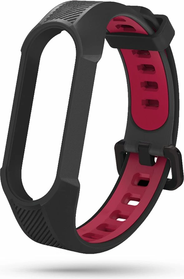 Rrip sportiv për Xiaomi Mi Band 5/6 Tech-Protect Armor, TPU, zi-kuq