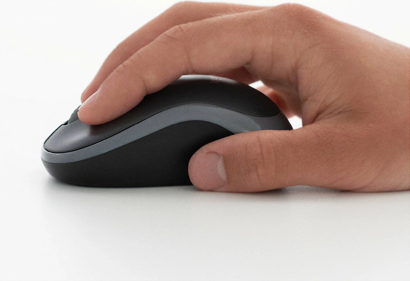 Maus pa kabllo Logitech M185, ambidextrous, optik, RF wireless, 1000 DPI, gri