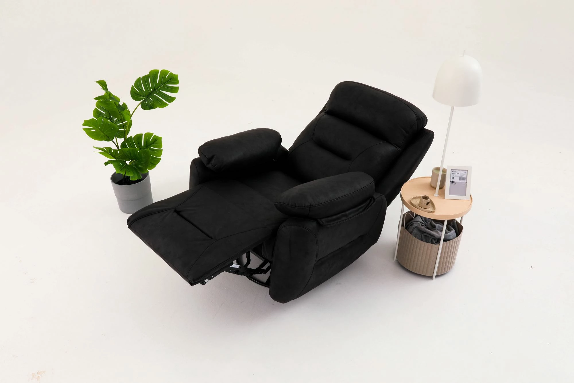 Karrige relaksuese elektrike, ngjyrë e zezë, Comfort