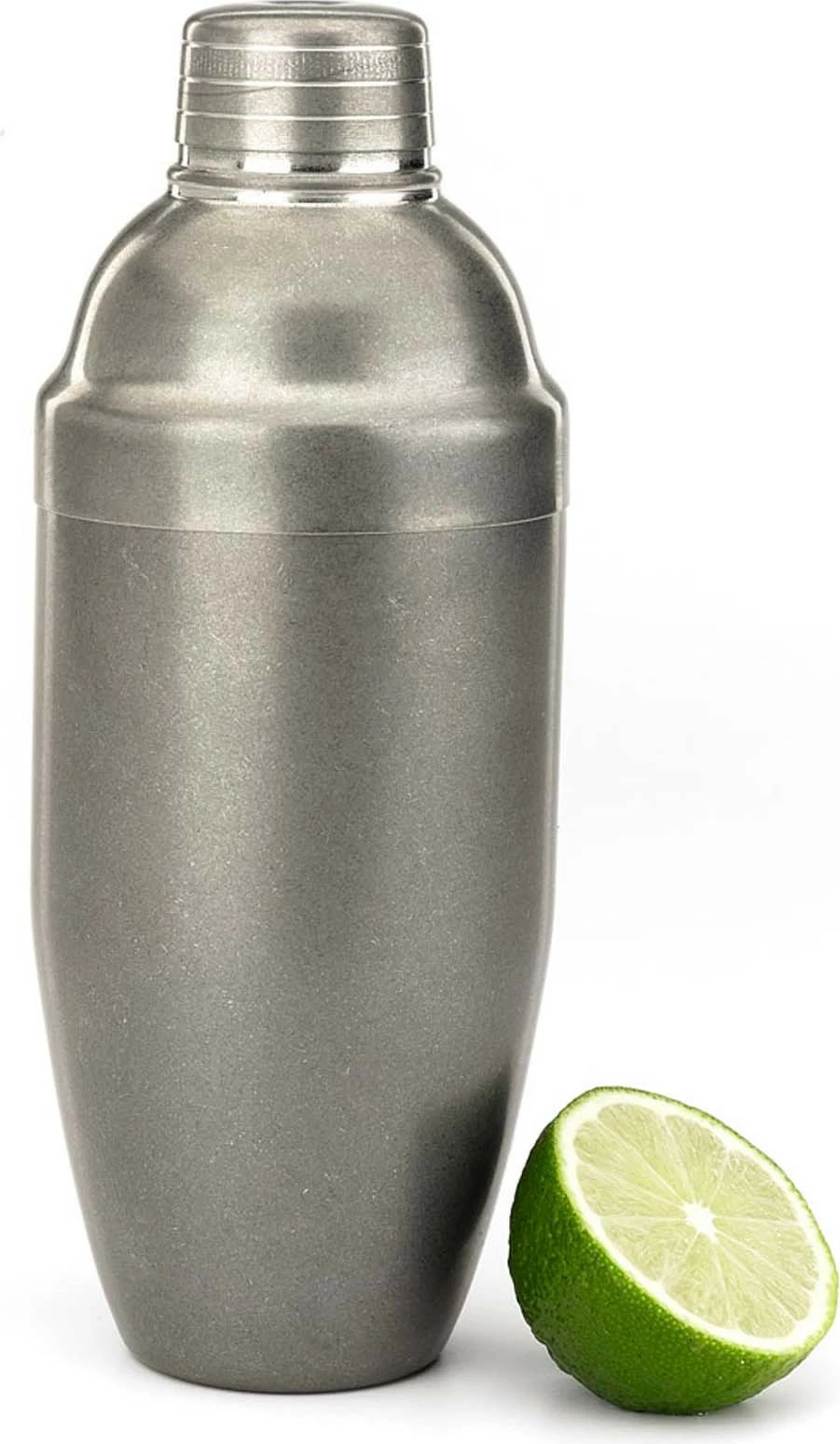 shaker koktejli japonez BarFly Vintage 700 ml, argjendt mat, set 3 pjesë