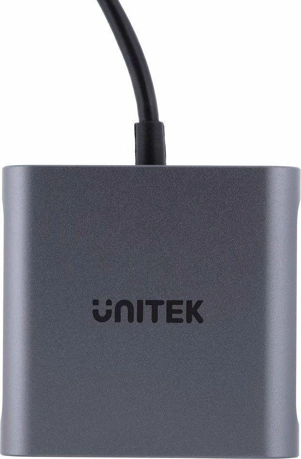 Adapter Unitek V1404B USB-C në 2x HDMI 4K@60Hz, Silver