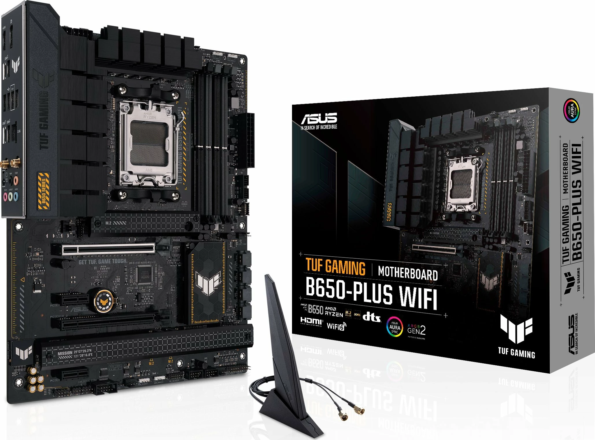 Pllakë amë Asus TUF Gaming B650-Plus WiFi, ATX, DDR5, AM5, WiFi 6/Bluetooth, e zezë