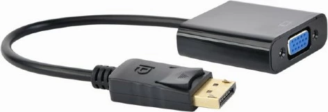 Adapter Gembird A-DPM-VGAF-02 DisplayPort në VGA, i zi