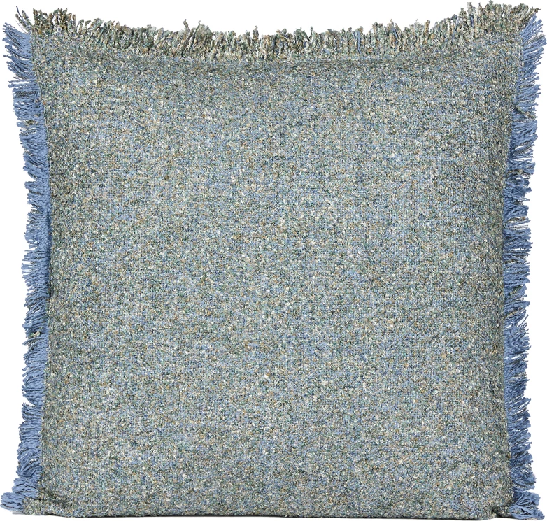 Jastëk dekorativ Bluing C, pambuk-viskozë, ngjyrë kaltër, 50x50cm