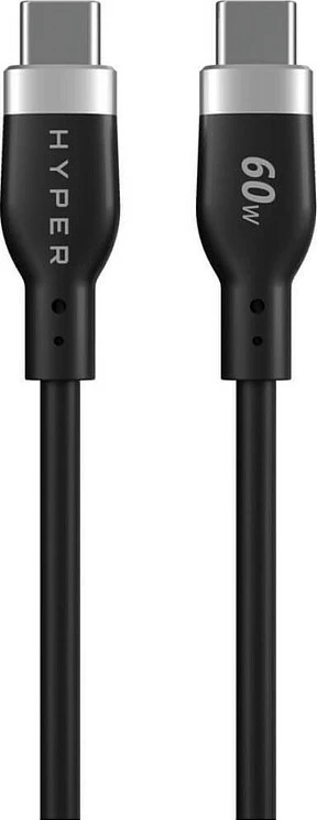 Kabllo USB-C Targus 1.5m, silikon, 60W, e zezë